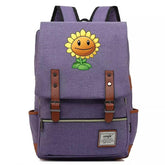 Sunflower Canvas Travel Backpack School Book Bag